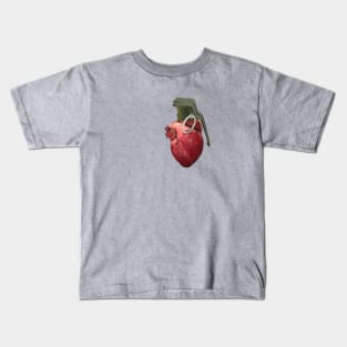 Heart Grenade Kids T-Shirt